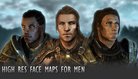  High Res Face Maps for Men