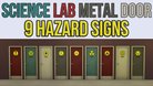 Portes de laboratoire en métal