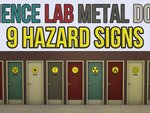 Portes de laboratoire en métal